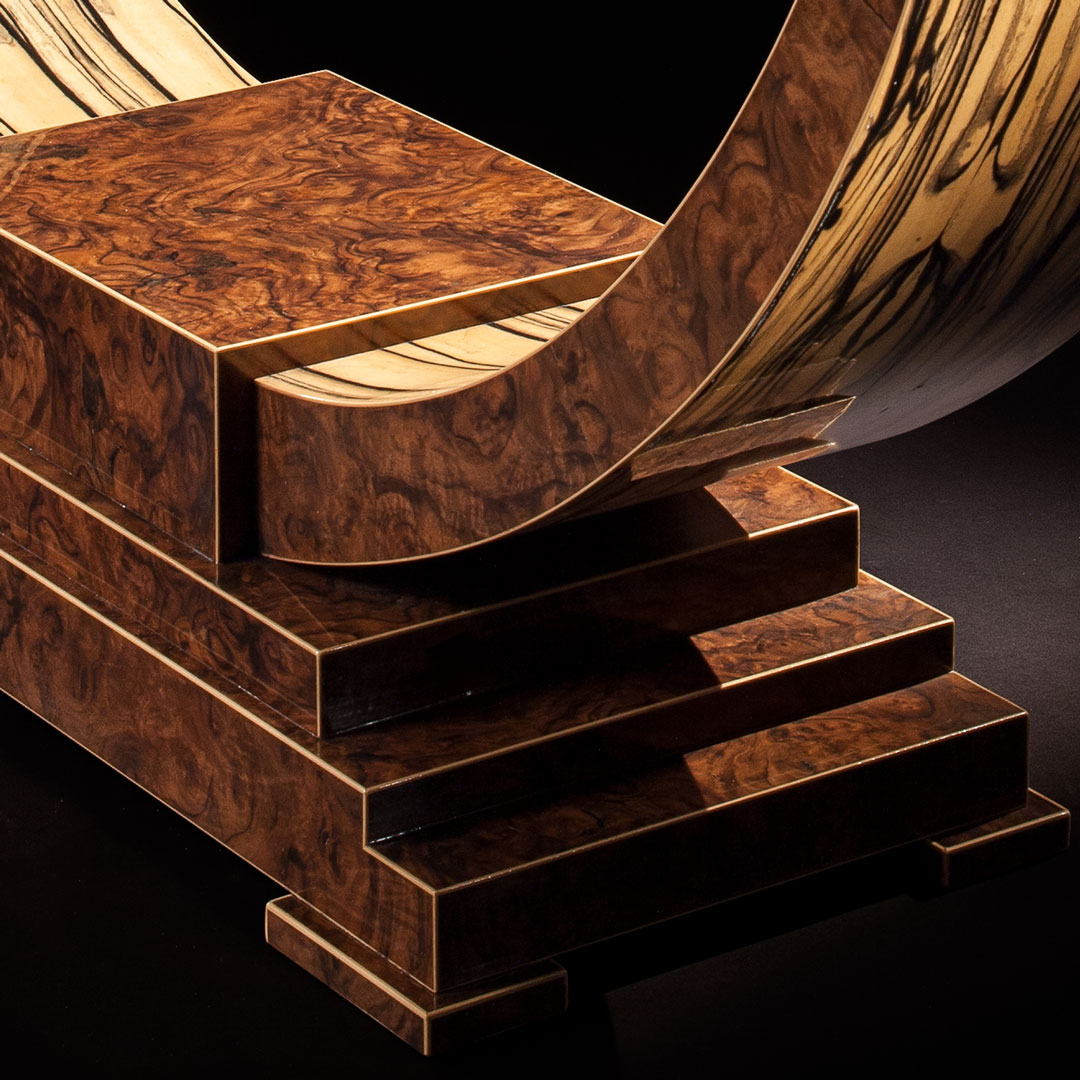 Excelsior White Ebony Oblique Feet Full