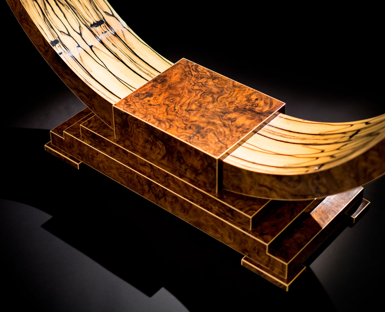 Excelsior White Ebony Oblique Base Full